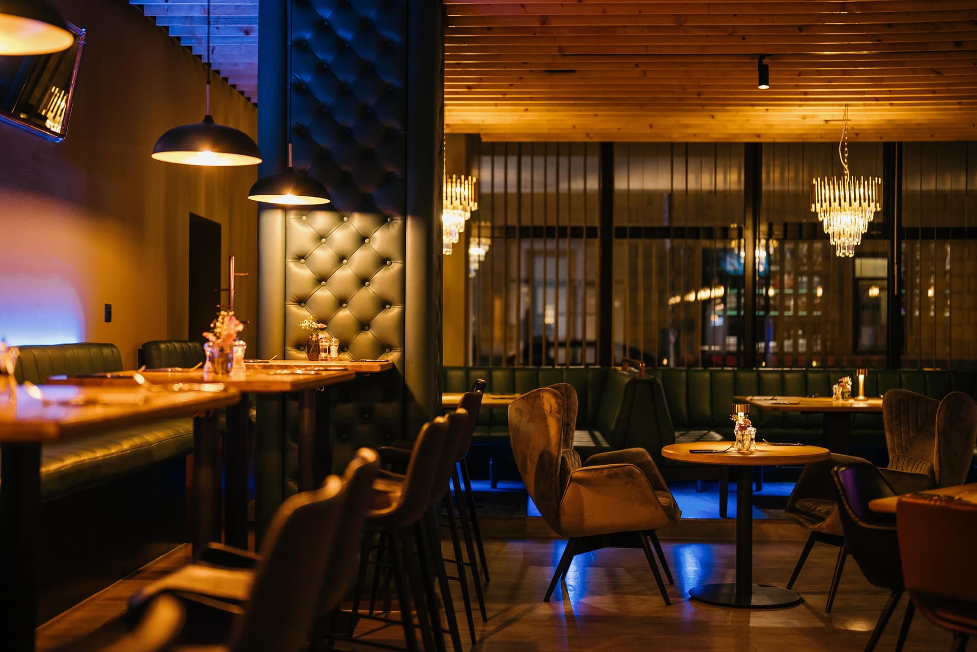 Interiér restaurace Cooltura Kolín